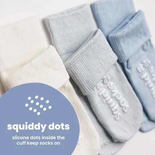 Miniatura 18 de squid socks Calcetines de viscosa de bambú 0-6M, 6-12M, 12-24M y 2T-3T Calcetines que se mantienen puestos