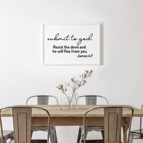 Miniatura 3 de BBTO Calcomanías de Versículos Bíblicos Adhesivas Inspiracionales, Calcomanías de Pared con Citas Religiosas y Motivacionales, Adhesivos