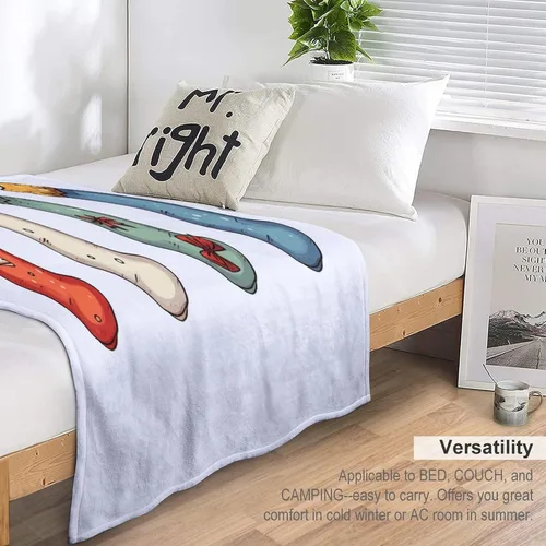 Miniatura 23 de Manta de Navidad de gnomo, manta de Navidad suave y cálida de 30 x 40 pulgadas, manta de franela cálida para cama, sofá, regalos para niños