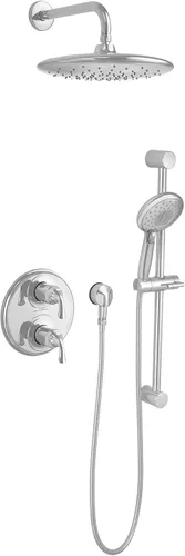 Miniatura 7 de American Standard 9038001.002 Spectra - Cabezal de ducha de lluvia con ahorro de agua, 11 pulgadas, 1,8 GPM, cromo pulido