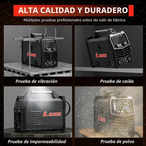Miniatura 9 de GZ GUOZHI 145A Soldador MIG, Soldador 3 en 1 FLUX MIG/Lift TIG/ARC Soldador MIG Multi-Proceso, Máquina de Soldadura 110V, Soldador de Núcleo