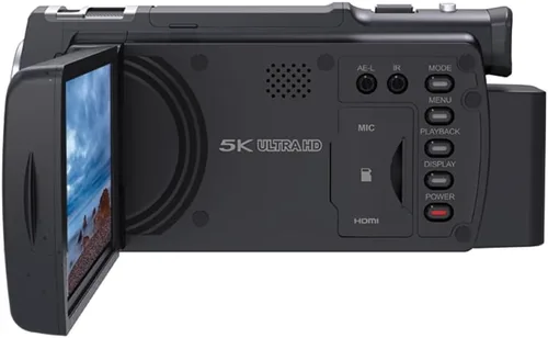 Miniatura 4 de ORDRO XV80 Videocámara 5K 48MP UHD 1080P 60fps Zoom óptico 12X para YouTube, visión nocturna IR 40X Zoom digital 3.5 "Pantalla táctil Vlog Cámara