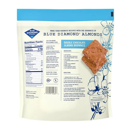 Miniatura 2 de Blue Diamond Almonds Harina de almendras, sin gluten, blanqueada, finamente tamizada, 48 oz