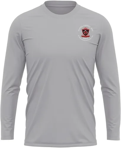 Miniatura 285 de Camisa deportiva de manga larga oficial de la NCAA Collegiate para hombre, con logotipo en el pecho izquierdo, colección Athletic Heather