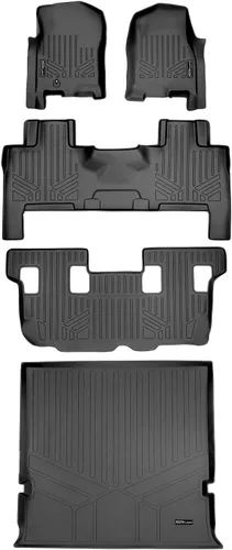 Miniatura 13 de SMARTLINER Juego de alfombrillas de primera fila compatibles con Ford Expedition 2018-2025 Ford Expedition 2018 - 2024