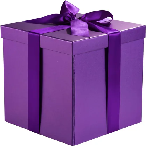 Miniatura 14 de RUSPEPA Caja de regalo mediana negra con tapas, cinta y papel de seda, caja de regalo plegable perfecta para cumpleaños, graduación, día del padre