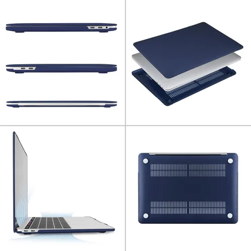 Miniatura 4 de MOSISO - Carcasa rígida de plástico, cubierta de teclado, protector de pantalla y bolsa de almacenamiento para MacBook Pro 13 pulgadas/33 cm Azul