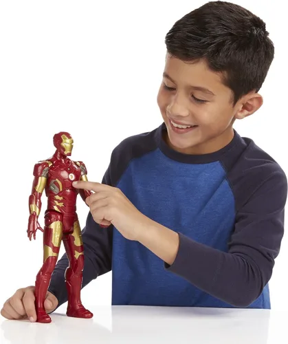 Miniatura 4 de Marvel Avengers Age of Ultron Titan Hero Tech Iron Man Figura de 12 pulgadas