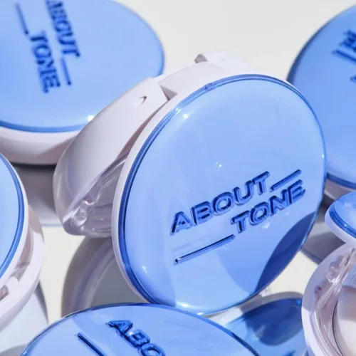 Miniatura 8 de ABOUT TONE Powder Pact - Polvo prensado compacto con espejo y hojaldre de fijación de maquillaje, desenfoque natural, acabado semimate, aceite