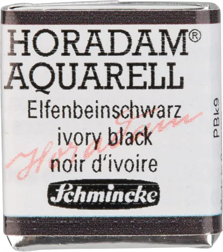 Miniatura 82 de Schmincke - HORADAM® AQUARELL - acuarelas de los mejores artistas, 786 Antracita, 14 786 044, 1/2 sartén