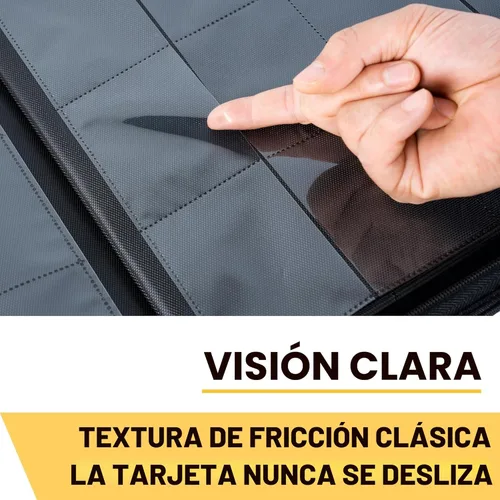 Miniatura 5 de Carpeta de más de 1000 bolsillos para tarjetas intercambiables, álbum de 16 bolsillos compatible con MTG, tarjetas deportivas y otras tarjetas Azul
