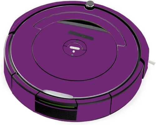 Miniatura 18 de MightySkins Skin compatible con iRobot Roomba 690 Robot Vacuum - Azul claro sólido Cubierta protectora de vinilo duradera y única Fácil