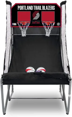Miniatura 20 de Pop-A-Shot - Home Dual Shot Arcade Basketball Game with NBA Graphics l Sensor Scoring l 16 Game Modes l 7 Balls l Foldable Storage l for All NBA Fans