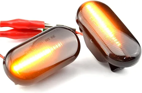 Miniatura 4 de 1 par de marcadores de guardabarros delanteros dinámicos LED marcadores laterales compatibles con Nis-san 350Z Z33 Frontier D40 Cube Z11 Latio C11