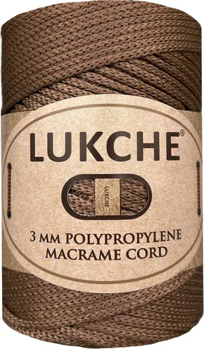 Miniatura 21 de Cordón de macramé de poliéster premium de 3 mm (134.72 metros), (250 g) 100% cuerda de macramé de polipropileno, hilo de crochet de macramé colorido