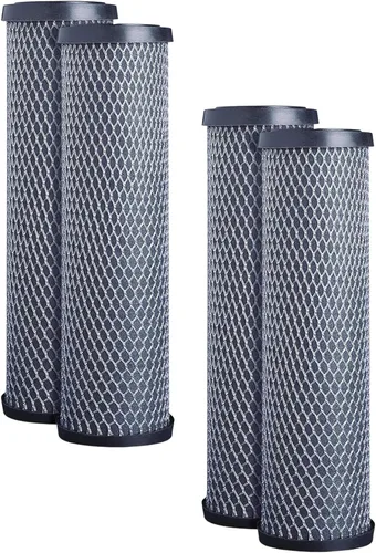 CFS Compatible con WFPFC8002, WFPFC9001, FXWTC, SCWH-5, WHEF-WHWC, WHCF-WHWC, CTO10, T01, C1 Cartucho de filtro de carbono, 9-3/4" x 2-1/2", 5