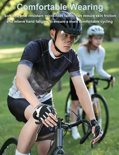 Miniatura 3 de Guantes de ciclismo para hombres y mujeres, guantes de ciclismo para hombres y mujeres, guantes de ciclismo acolchados para hombres y mujeres