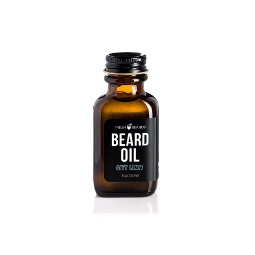 Miniatura 4 de Fresh Beards City Limit - Aceite para barba – Fragancia de madera de teca y lavanda – Aceite perfumado para barba y bigote para hombre – Hidratante