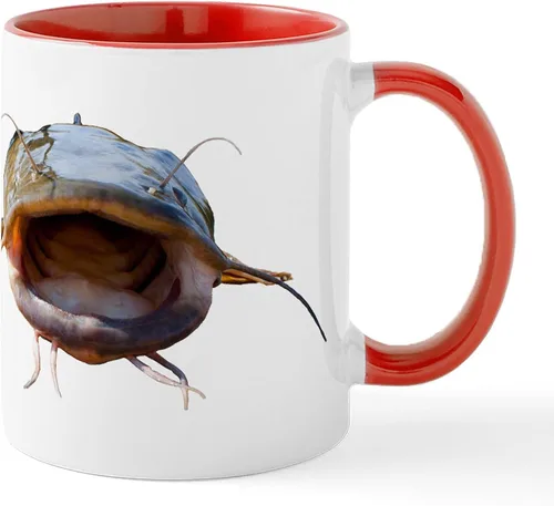 Miniatura 29 de CafePress Bigmouth Flathead - Taza de café de cerámica (11.0 fl oz)