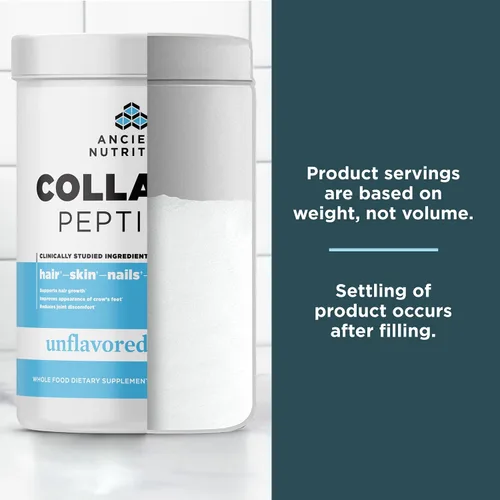 Miniatura 6 de Ancient Nutrition - Péptidos de colágeno sin sabor, 9.88 OZ