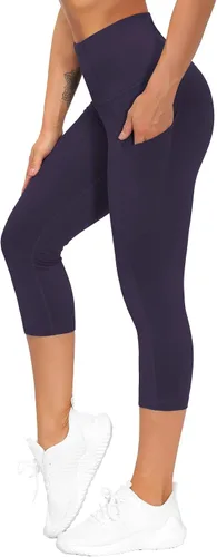 The Gym People - Pantalones deportivos gruesos de tiro alto, con bolsillos y control de abdomen, leggings para entrenar, correr, hacer yoga, para