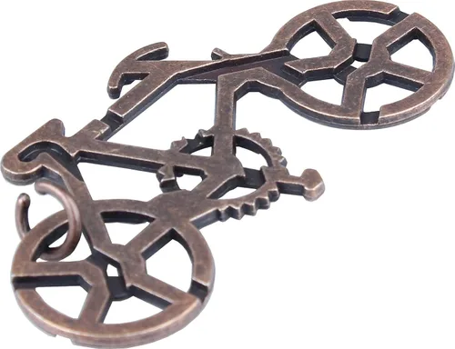 Miniatura 4 de Bicicleta Metal Puzzle Lock IQ Test Mind Game Toys Brain Teaser Metal Puzzles Magic Trick Toy para niños y adultos