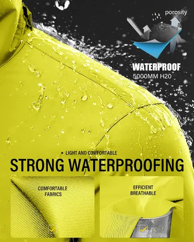 Miniatura 2 de iCreek Rain Suit Waterproof Jacket and Trouser Suit Raincoat for Men and Women Outdoor All-Sport Breathable Anti-storm