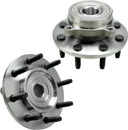 Detroit Axle - Bujes de rodamiento de rueda delanteros 4WD de 2 piezas para Dodge Ram 2500 2000-2001, 2 rodamientos de ruedas y conjunto de bujes de