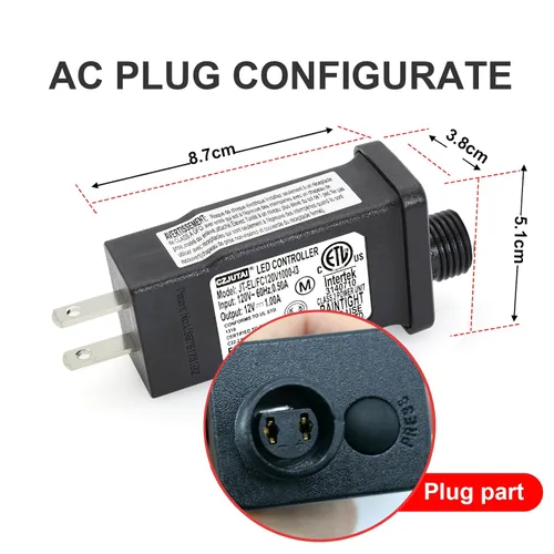 Miniatura 4 de PremierAdapter - Fuente de alimentación de 12 V y 12 W, transformador para CZJUTAI JT-EL/FC- 120V1000-C 12V12W /9W /7.2W /6W /4.5W /1.35W -IP44