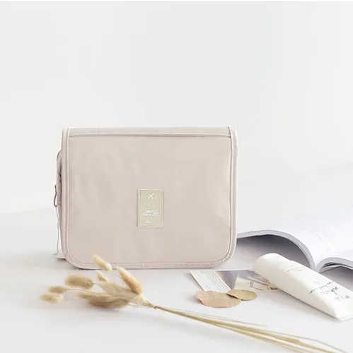 Miniatura 3 de Bolsa de aseo colgante Mossio - Organizador de viaje grande para cosméticos y maquillaje para hombres y mujeres con gancho resistente