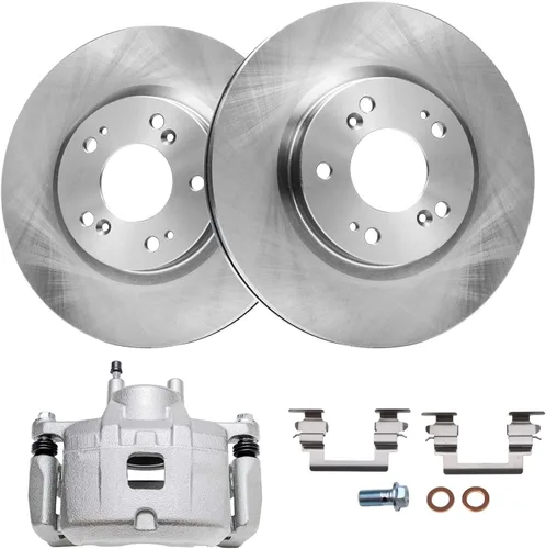 Miniatura 22 de Detroit Axle - Rotores de disco delantero de 13.898 in Reemplazo de pinza de freno lateral del pasajero para Dodge Ram 1500 2500 3500 2006-2008
