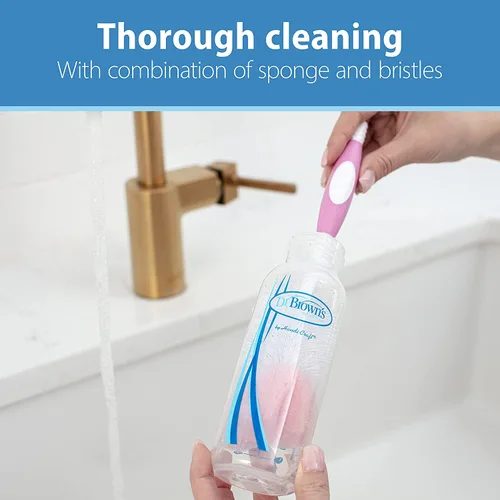 Miniatura 8 de Dr. Brown's Clean Steam - Esterilizador y secador de biberones y chupetes, opciones anticólicos + biberones de 8 onzas, 0.0 ft+ nivel 1, pezón de 4