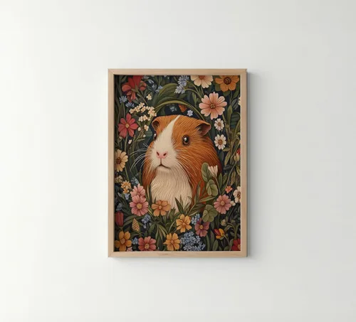 Miniatura 10 de Póster de Arte de Luna Llena, Estilo William Morris Retro de Mediados de Siglo Botánico Victoriano Academia Oscura Decoración Gótica Galería 10a
