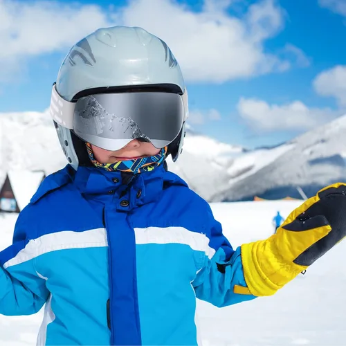 Miniatura 7 de EasYoung Gafas de esquí para niños, gafas de snowboard para niños y niñas de 3 a 14 años, gafas de snowboard para niños