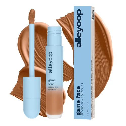 Miniatura 13 de Alleyoop Game Face Makeup Corrector - Corrector ligero y acumulable para debajo de los ojos para ojeras, fórmula de crema hidratante para mujeres