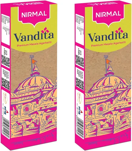 Miniatura 7 de Shubhkart Nirmal Agarbatti - Varillas de incienso Vandita Masala de 9 pulgadas de largo para Puja, fragancia de larga duración, sin carbón