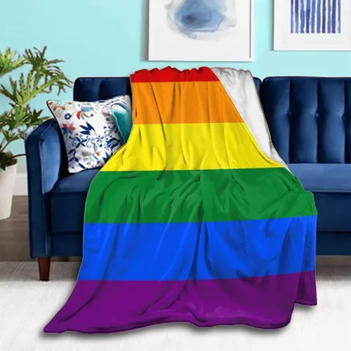 Miniatura 30 de Unqiue - Mantas mullidas para adolescentes, niños y niñas, manta cómoda para cama, sofá, compatible con atrapasueños de búho, arcoíris, mantas
