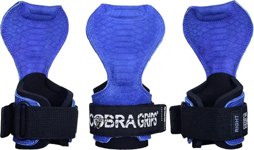 Miniatura 12 de Cobra Grips Weight Lifting Gloves with Adjustable Neoprene Padded Wrist Wraps - Heavy Duty Alternative to Power Lifting Hooks for Deadlifts