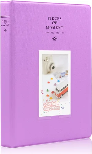 Miniatura 12 de Ablus Mini álbum de fotos de 128 bolsillos, se adapta a Fujifilm Instax Mini 11 Mini 9 Mini 8 Mini 90 Mini 25, Polaroid Snap PIC-300, Kodak Mini Azul