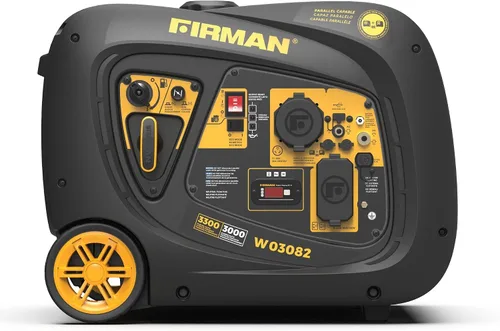 Miniatura 6 de FIRMAN Generador portátil inversor, motor de 171 cc con arranque eléctrico, generador de energía de 3300 W con tiempo de funcionamiento de 9 horas