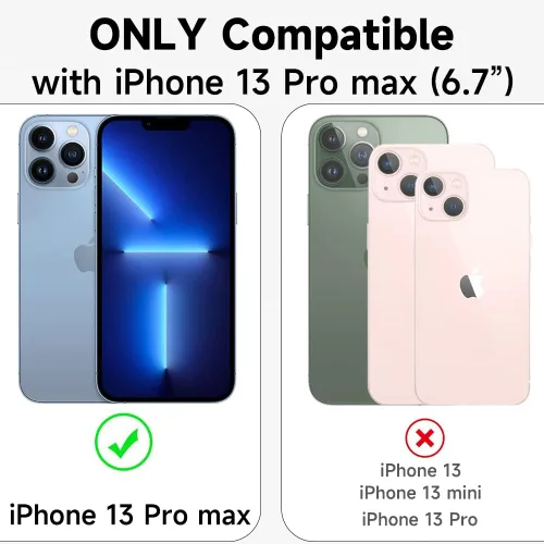 Miniatura 7 de Funda transparente para iPhone 13 Pro Max, funda cruzada para teléfono con correa ajustable de nailon para el cuello, funda suave de policarbonato