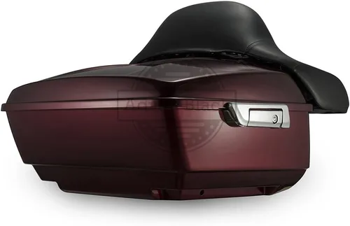 Miniatura 15 de Moto Onfire Harley Tour Pack Razor Tour Pak, misterioso sol rojo, paquete turístico, almohadilla de equipaje apta para H-D Touring, Street Glide