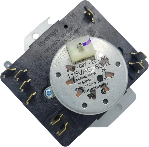Temporizador de secadora 115VAC 60Hz 3W Reemplazo para Whirlpool W10186032, WPW10186032, 2116926, AH3500198, EA3500198, PS3500198