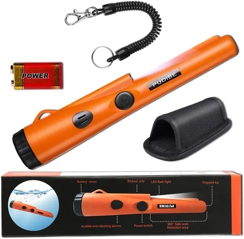 Miniatura 7 de Detector de Metales con Pantalla LCD Totalmente Impermeable Pinpoint Pinpointer - (Tres Modos) Buscador de Localización de Tesoros de 360°