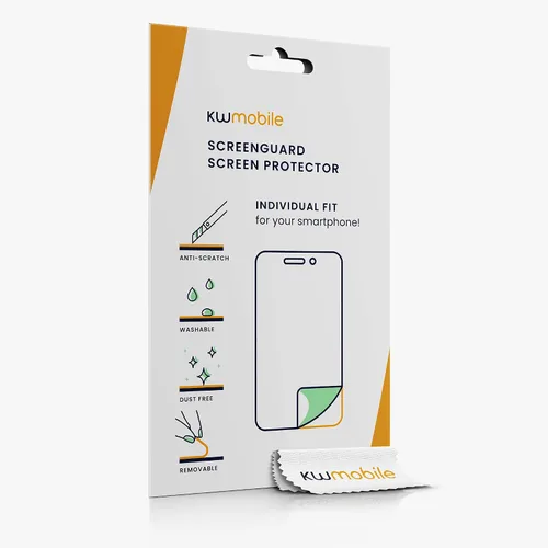 Miniatura 6 de kwmobile Protector de pantalla compatible con Xiaomi Redmi Watch 3 - 2 protectores de reloj inteligente antihuellas