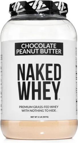 Miniatura 10 de NAKED Whey Proteína de suero de leche en polvo 2LB 100% alimentada con pasto - Solo 1 ingrediente, proteína de suero sin sabor, sin desnaturalizar
