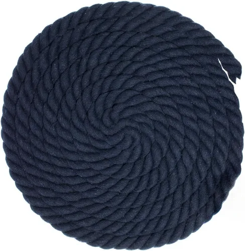 Miniatura 8 de West Coast Paracord - Cuerda de algodón natural trenzada de 3 hebras, 1/4, 1/2, 5/8, 3/4 y 1 pulgada de diámetro, 10, 25, 50, 100 pies Escala