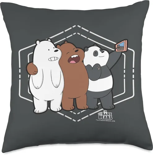 We Bare Bears - Almohada para selfie, 18.0 x 18.0 in, multicolor