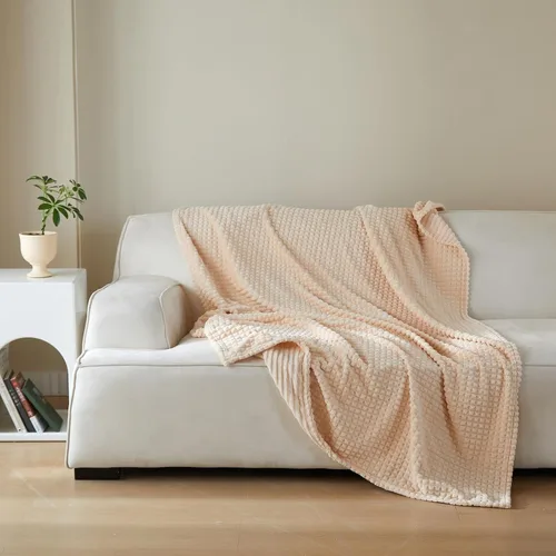 Miniatura 11 de Simple&Opulence Manta naranja quemada para sofá, manta supersuave y esponjosa para mujer, 50 x 60 pulgadas, acogedora y ligera manta de forro polar