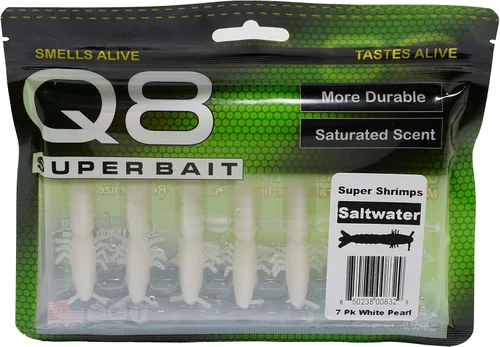 Q8 Super Bait Super Camarones Blanco perla